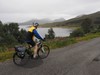 Ken on side road near Luib na Moil with Glas Bheinn Mohn in backgound.