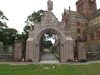 Kirkwall, St. Magnus Cathedral and cemetery.