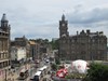 Princes Street in Edinburgh